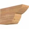 Ekena Millwork Crestline Smooth Rafter Tail, Western Red Cedar, 5 1/2"W x 10"H x 18"L RFT06X10X18CRE00SWR - alternate 1